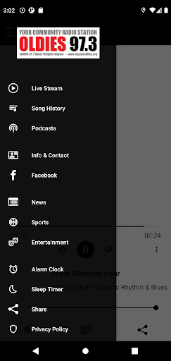 Oldies 97.3 WSWO-LP Screen 2
