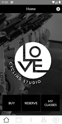 Android application Love Cycling Studio screenshort