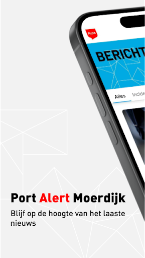 Android application Port Alert Moerdijk screenshort