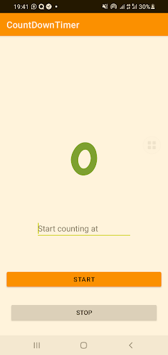 CountDownTimer Screen 2