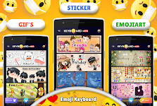 screenshot of Keyboard : Emoji, Theme & Gifs
