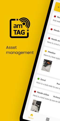 Android application amTAG screenshort