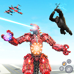 Cover Image of Tải xuống Gorilla Robot Car: Trò chơi Robot 3.5 APK