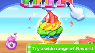 Game screenshot Little Panda's Ice Cream Game apk download