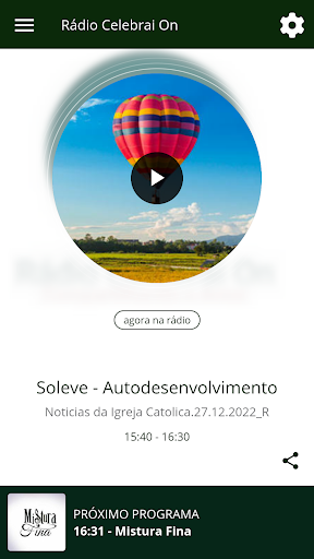 Android application Rádio Celebrai On screenshort