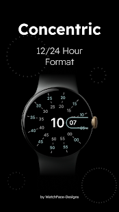 Concentric - Pixel Watch Face Screenshot