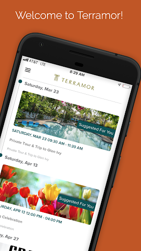 Android application Terramor screenshort