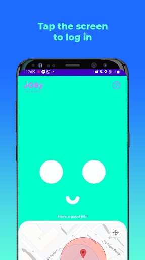 JOBy GPS Attendance App Screen 2