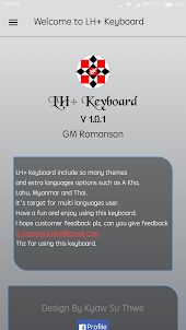 LH+ Myanmar, Thai Keyboard