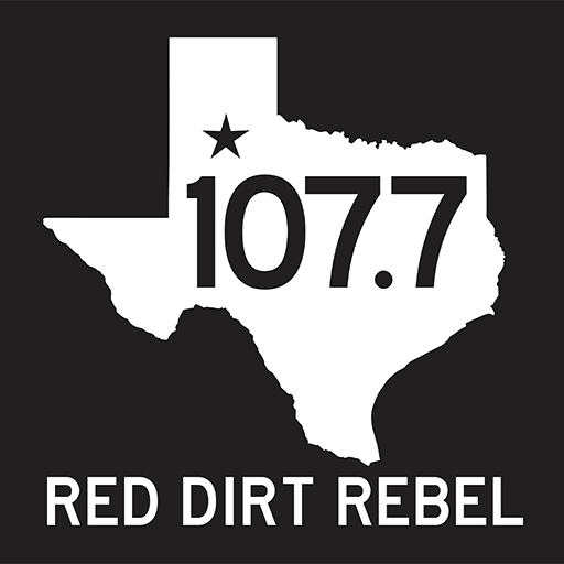 Logo 107.7 The Red Dirt Rebel