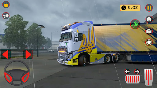 Transport Truck Trailer Games Screen 2