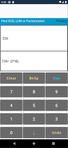Find GCD & LCM Screen 2