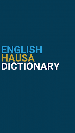 Android application English : Hausa Dictionary screenshort
