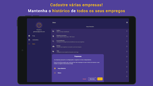 Punch in - Overtime Timesheet