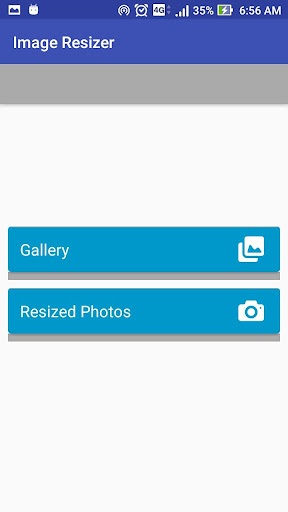 Android application Image Resizer - compress image screenshort