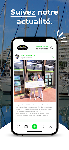 Android application Endimmo screenshort