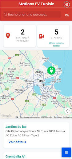 Recharge Ev Tunisie