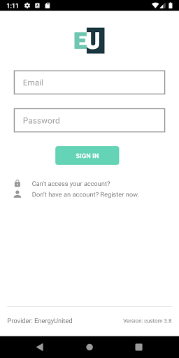 Android application My EnergyHub screenshort