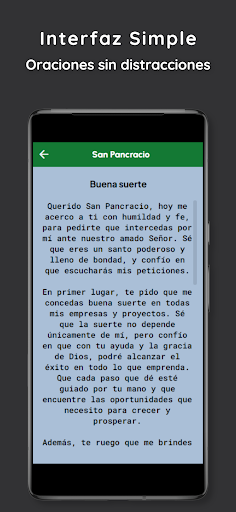 Oraciones a San Pancracio Screen 2