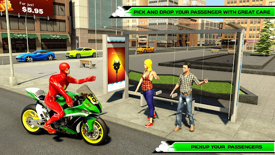 Superhero Bike Taxi Simulator 1.4 Screenshots 14