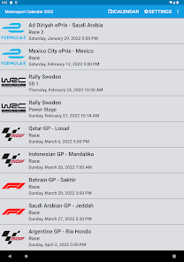Screenshot 6 Calendario Motorsport 2023 android