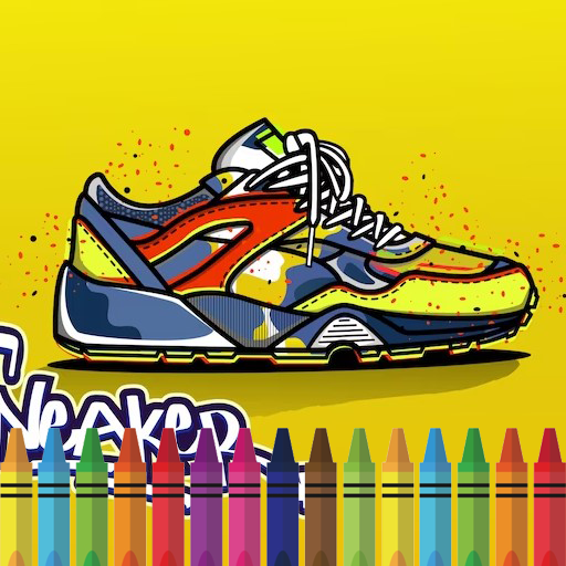 Air Sneakers Coloring Book Download on Windows
