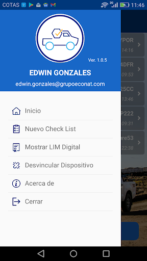 Check List Vehicular Newmont Screen 2