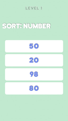 Sort the card Screen 2