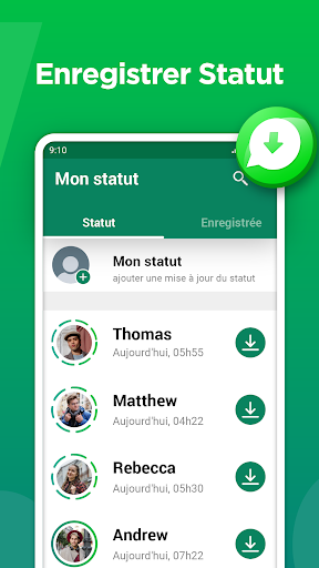 Aperçu de l'application