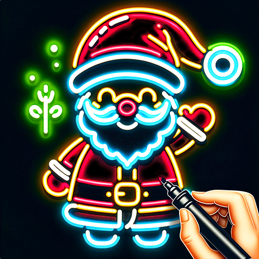 Baixar Glow Xmas: Santa Sketch Art para Android