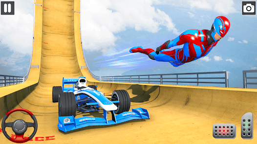 Superhero Formula Car Stunt  screenshots 3