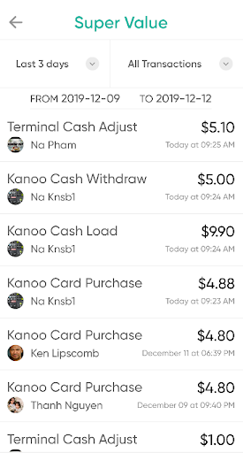 Kanoo Pos Screenshot
