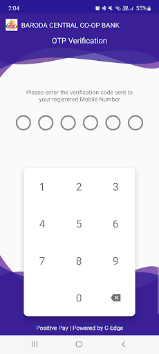 Baroda CCB Positive Pay Screen 3