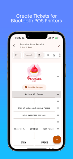 Ticket Editor - POS Printer