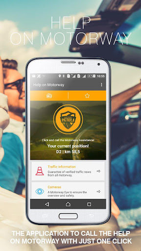 Android application Help on motorway screenshort