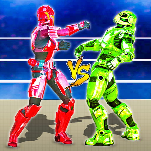 Robot Wrestling Ring Fighting logo