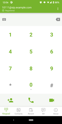 ABTO VoIP SIP Softphone Screen 2