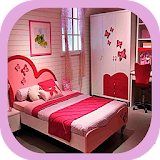 Girl Bedroom Decoration Design icon