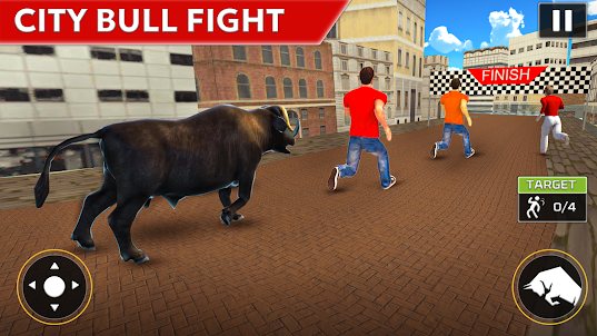 Bull Fighting Games: Bull Game