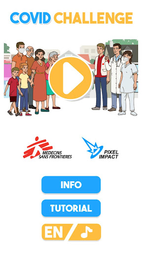 Android application COVID Challenge - Game by MSF screenshort