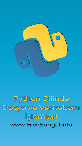 Android application Python Dosya-Veritabanı İşleml screenshort