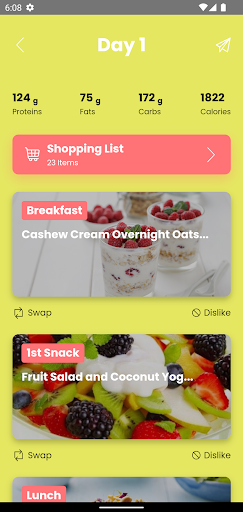 NOFOMO NUTRITION Screen 2