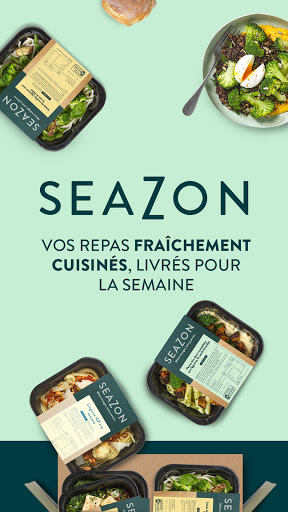 Android application Seazon - Plats cuisinés livrés screenshort