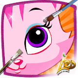 Pet eye makeup salon  -  Kids icon
