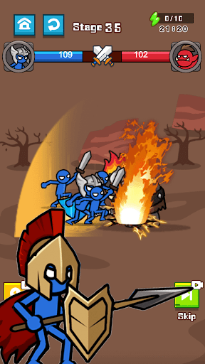 Android application Stickman Legions Battle Game screenshort