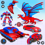 Cover Image of Download Flying Pigeon Robot Bike Games 2.1 APK