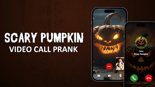 Scary Pumpkin Video Call You