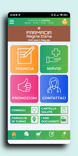 Android application Farmacia Regina Elena Avola screenshort