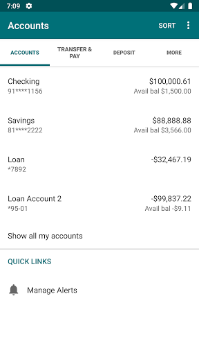 HAR-CO Credit Union Mobile App Screen 3