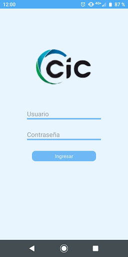 Android application CIC - seguimiento de remitos screenshort